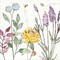 Honeybee Blossoms II by Anne Tavoletti 24" x 24" Canvas Wall Art